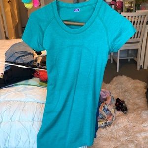 Teal lulu tank